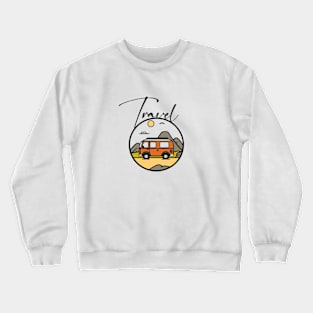 Van Traveller White Crewneck Sweatshirt